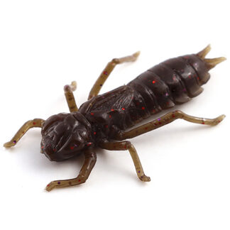 Dragonfly 1,5"(3.7cm) Green Pumking Brown/ Red&Black 8vnt