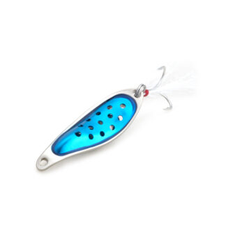 Hollow spoon 10gr silver+blue