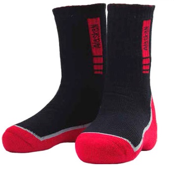 Kojinės Alaskan juodos/raudonos