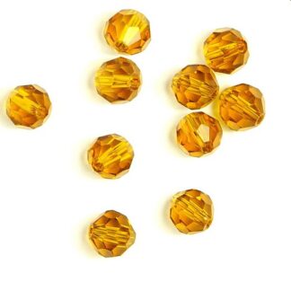 Karoliukai stikliniai 6mm 10vnt