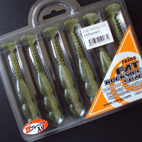 Fat Rockvibe Shad 4" #B29 6vnt - Image 2