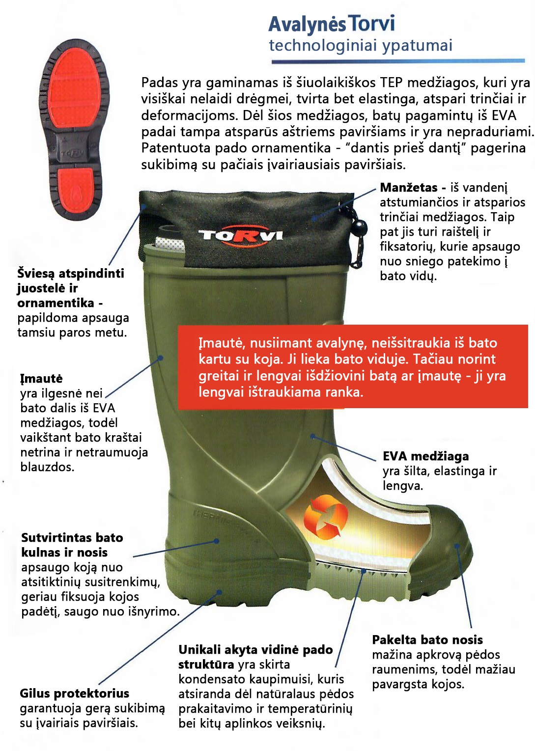 Batai Torvi T -25ºС juodi - Image 4