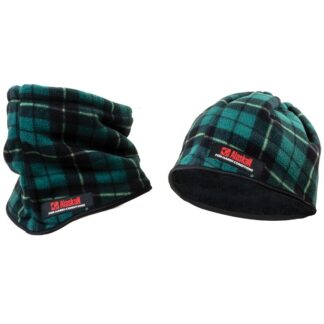 Šalikas Alaskan flisinis juod/žalia