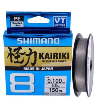 Shimano Kairiki 8 PE 150m grey