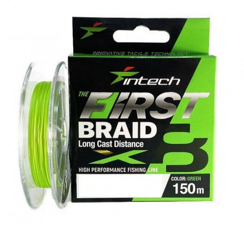 Intech First Braid PE X8 150m green