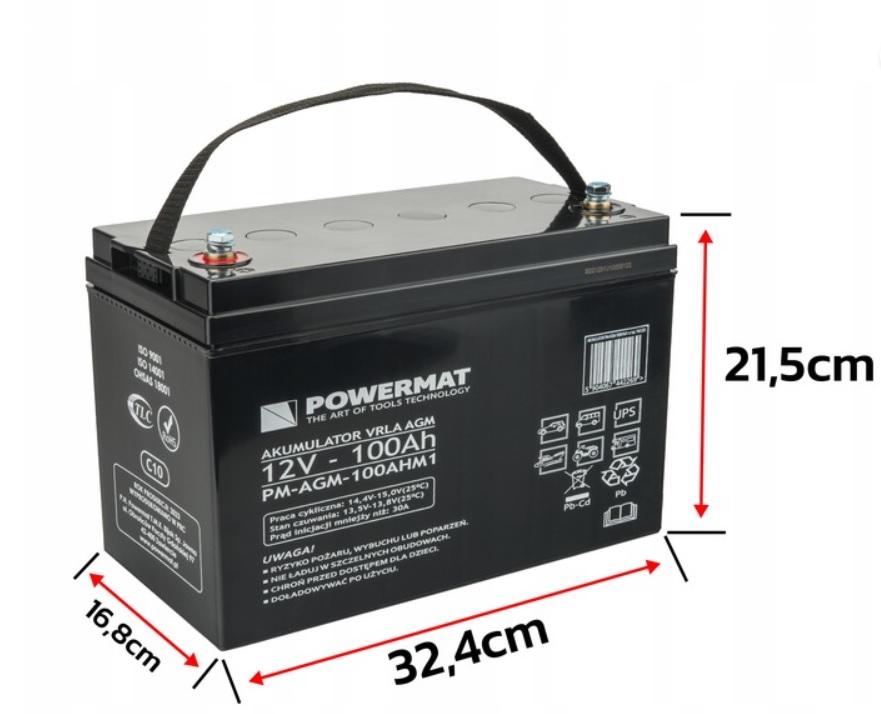 AGM Powermat 100Ah - Image 2